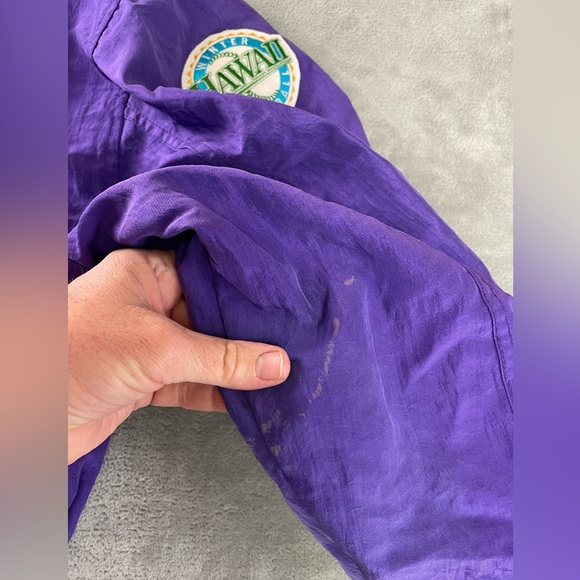 Vintage Honolulu Sharks Starter Hawaii 90s Winter Baseball Snap Jacket Mens XL - Picture 15 of 16